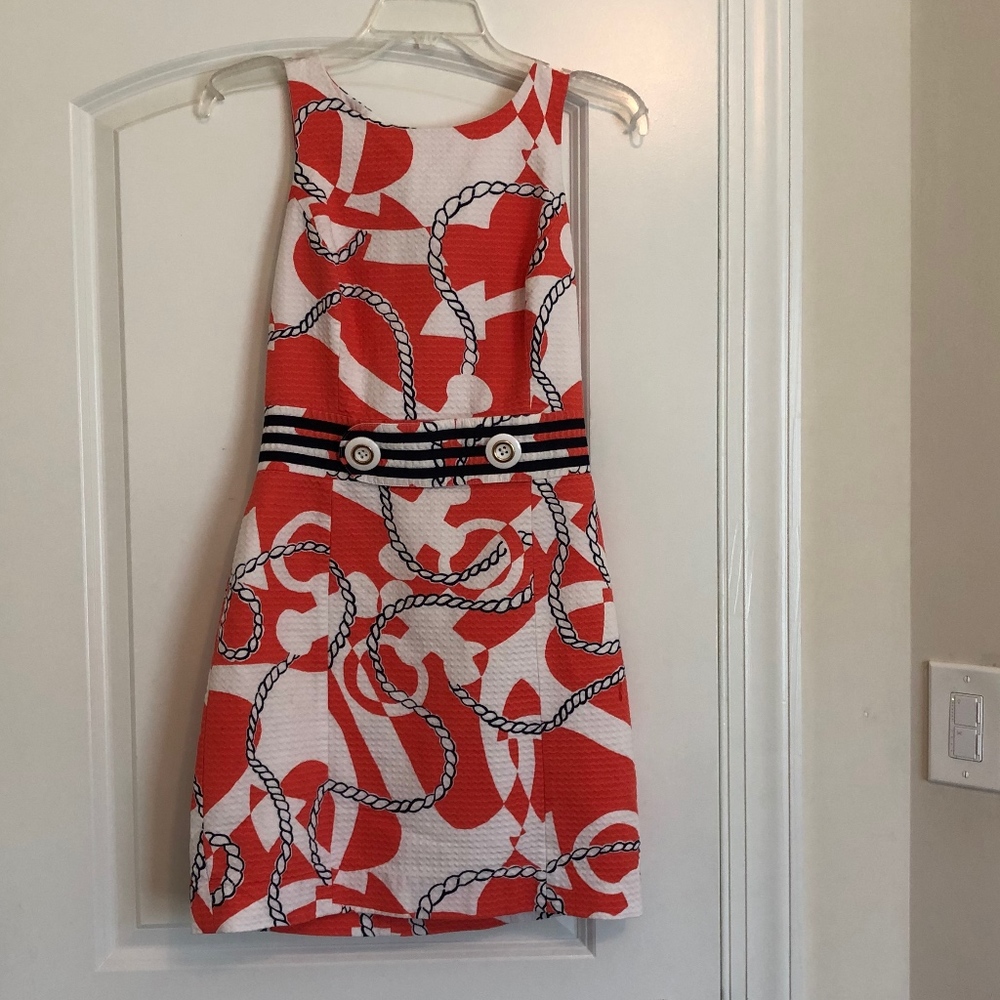 Lilly Pulitzer Nautical Dress Size 2